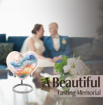Abstract Heart Urn