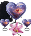 Monarch Butterfly Cremation Urn For Ashes - Purple Urns For Funeral