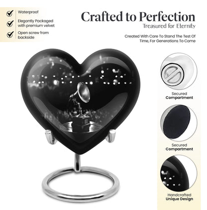 10-inch Gramophone Urn, classic memorial medium urn 