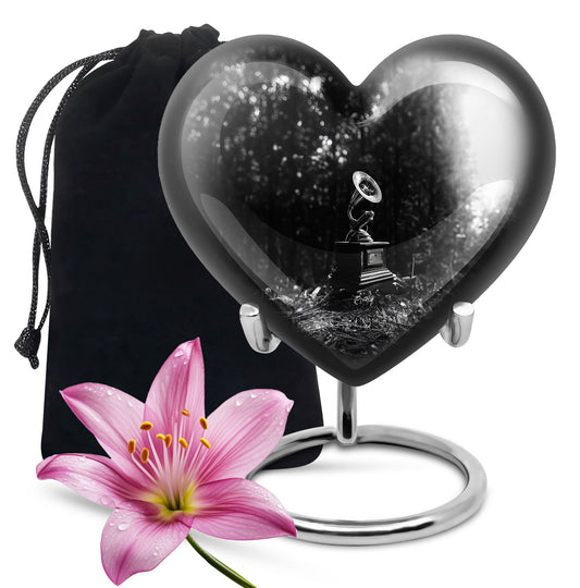 heart-shaped Gramophone Urn