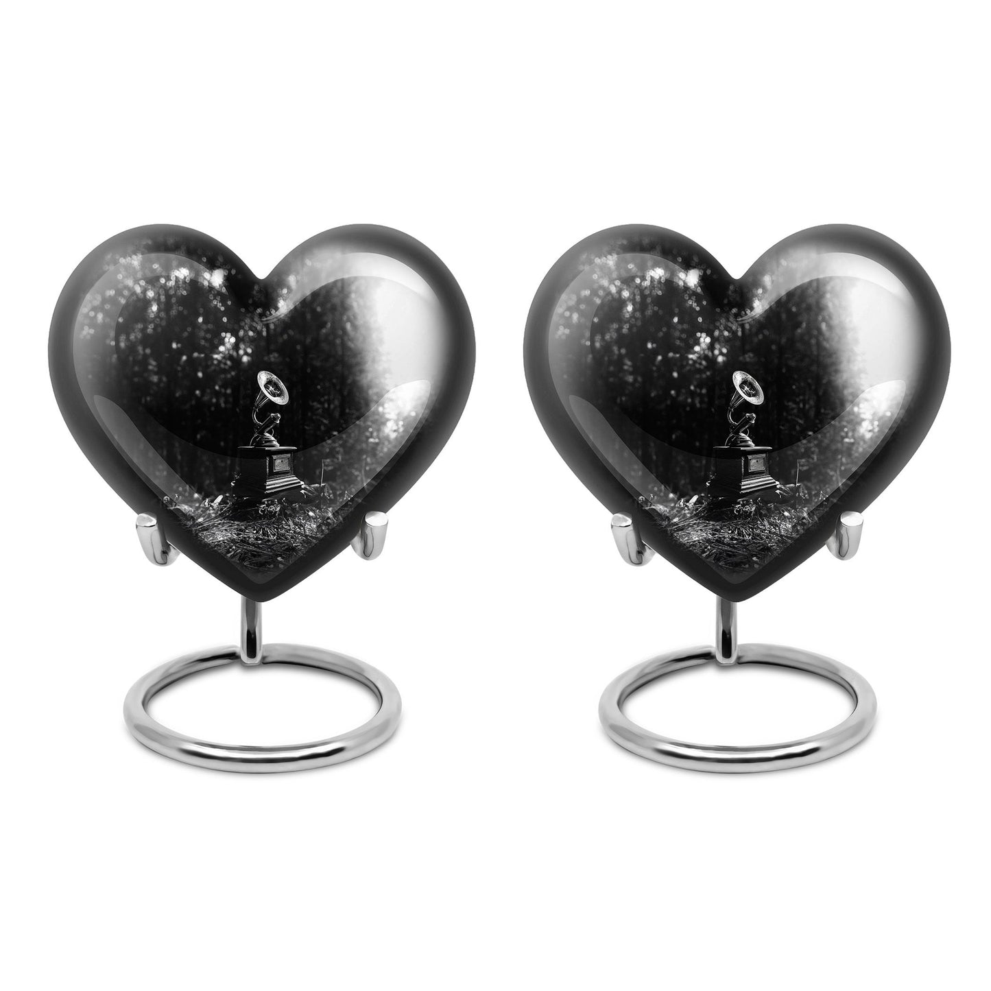 heart-shaped Gramophone Urn