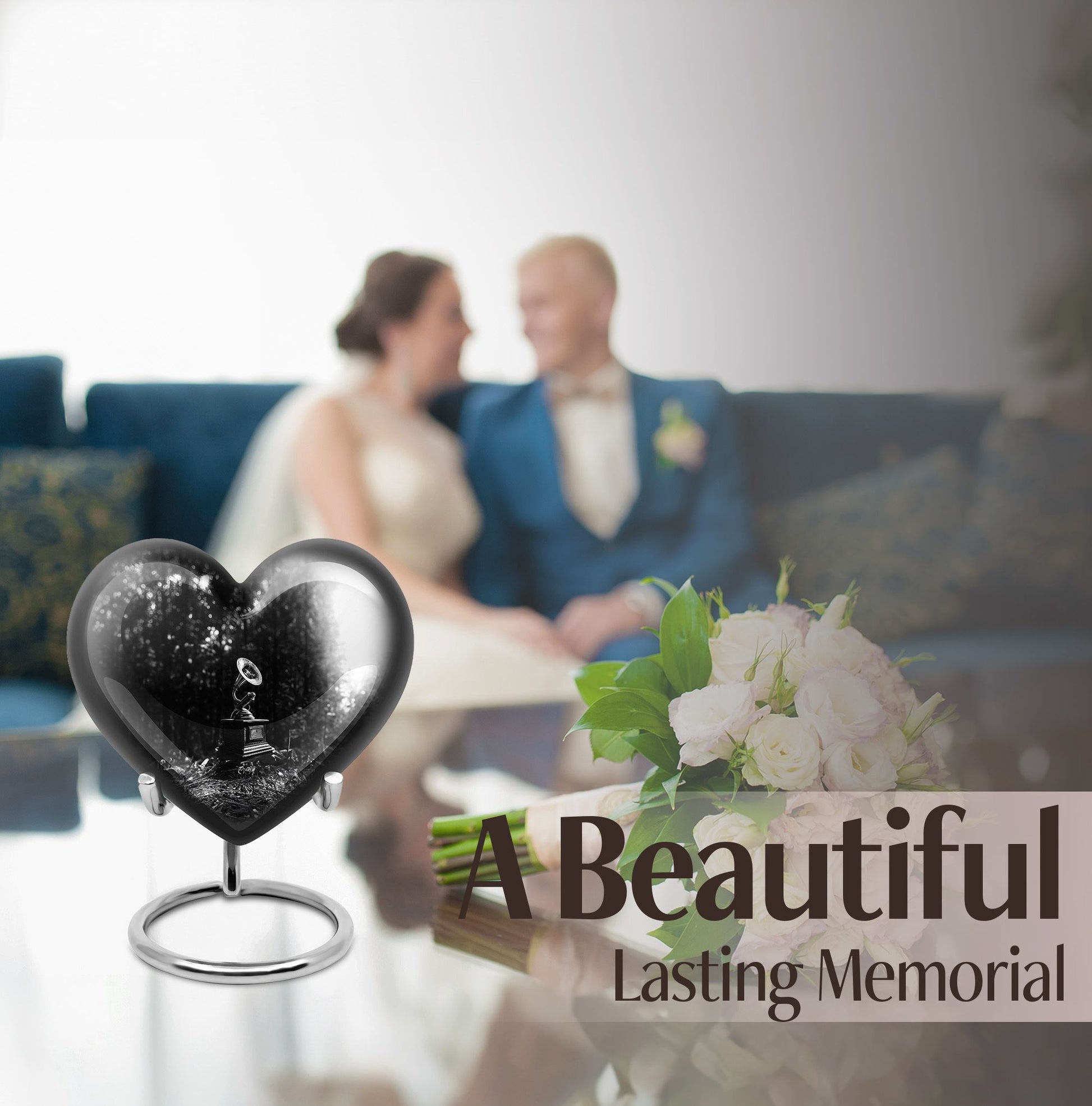 heart-shaped Gramophone Urn