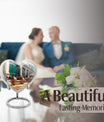 memorial urn for mom with personalized engraving