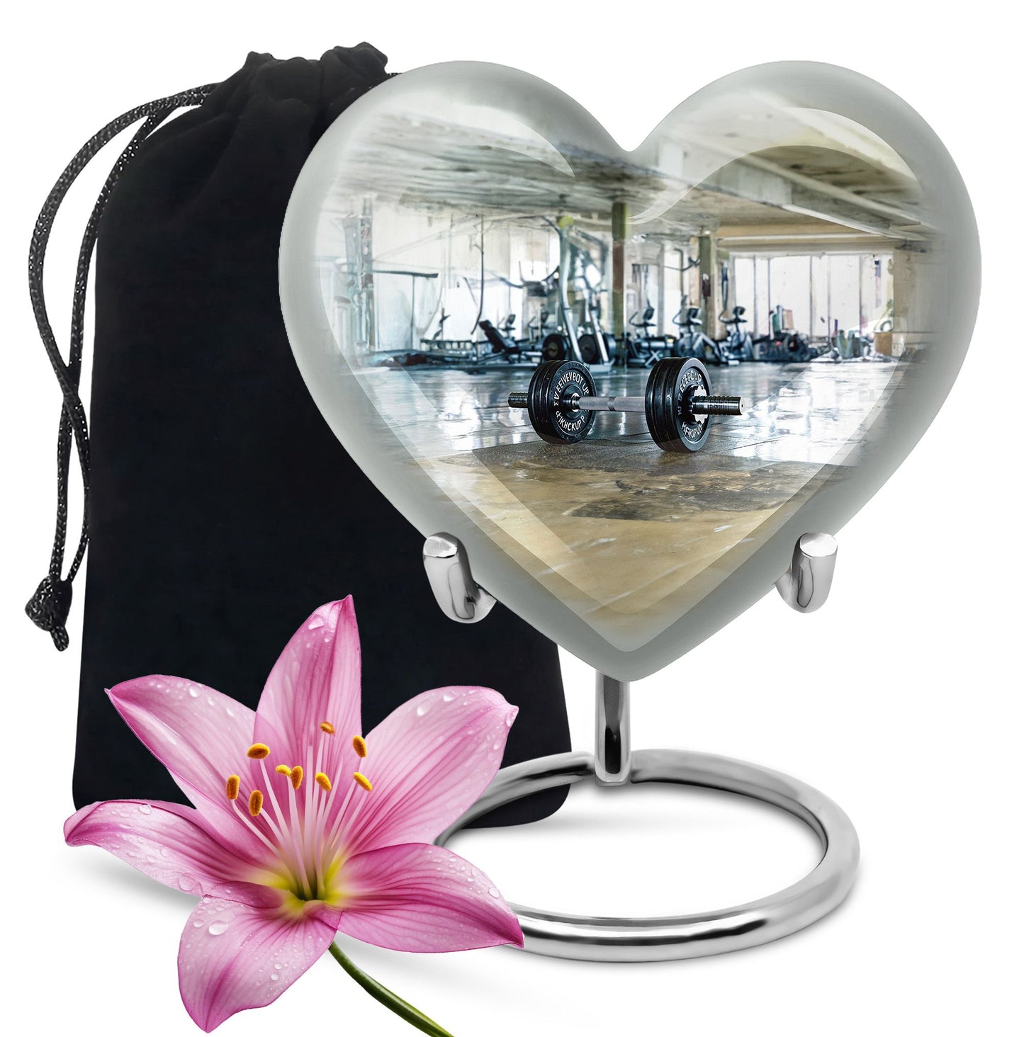 Heart Dumbles Urn