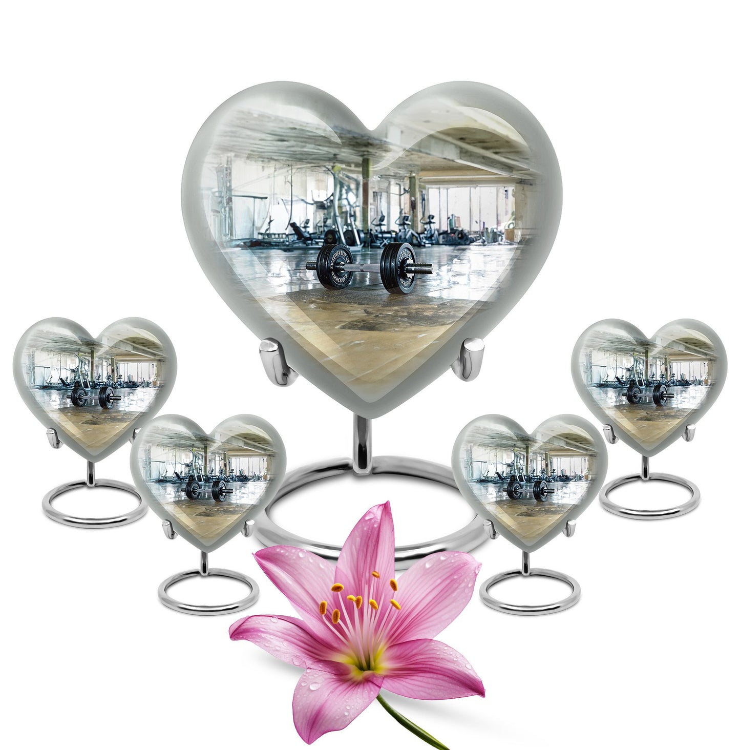 Heart Dumbles Urn