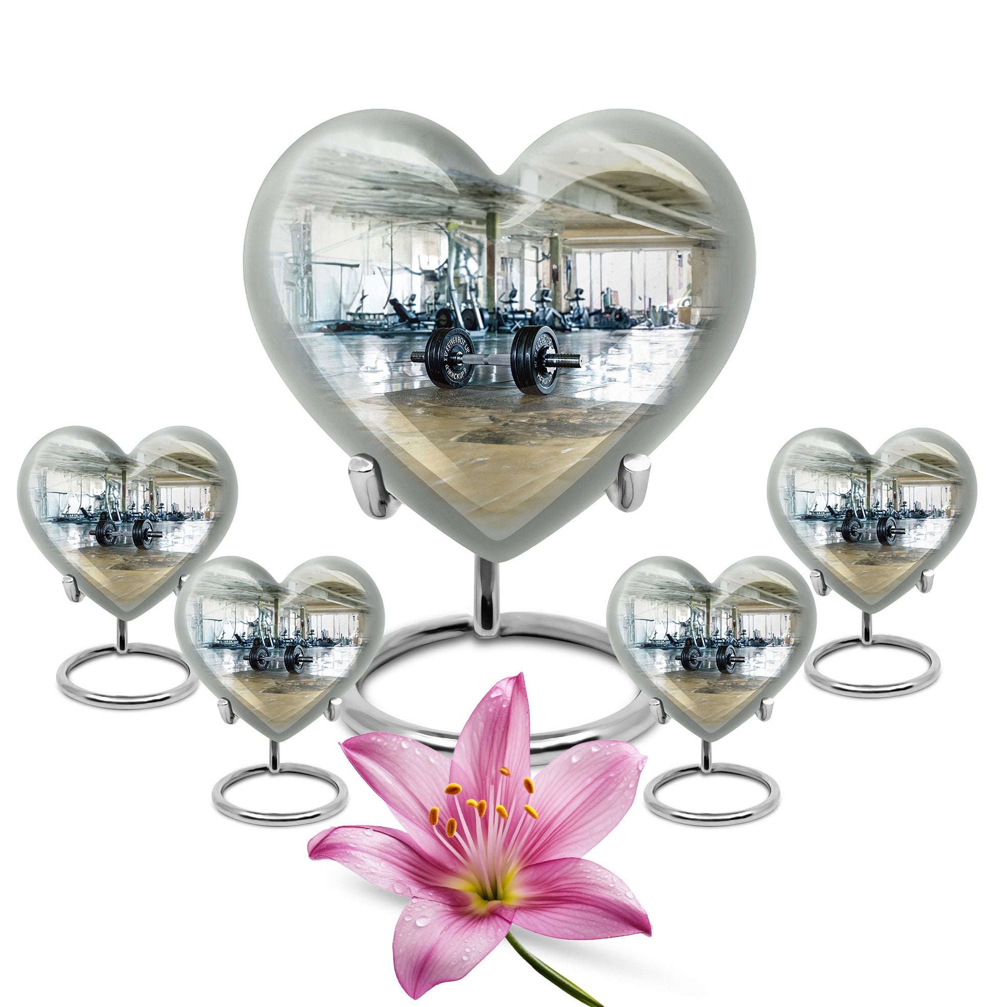 Heart Dumbles Urn