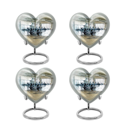Heart Dumbles Urn