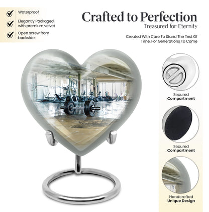 Heart Dumbles Urn