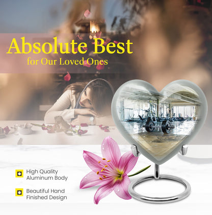Heart Dumbles Urn