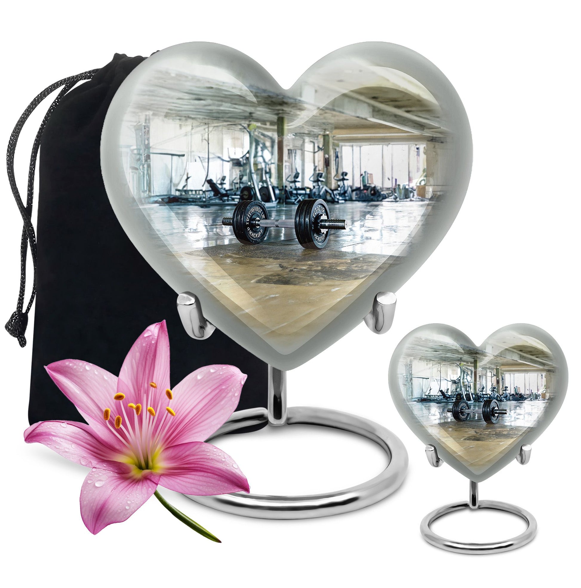 Heart Dumbles Urn