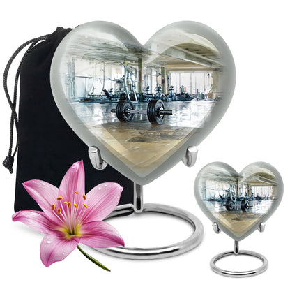 Heart Dumbles Urn