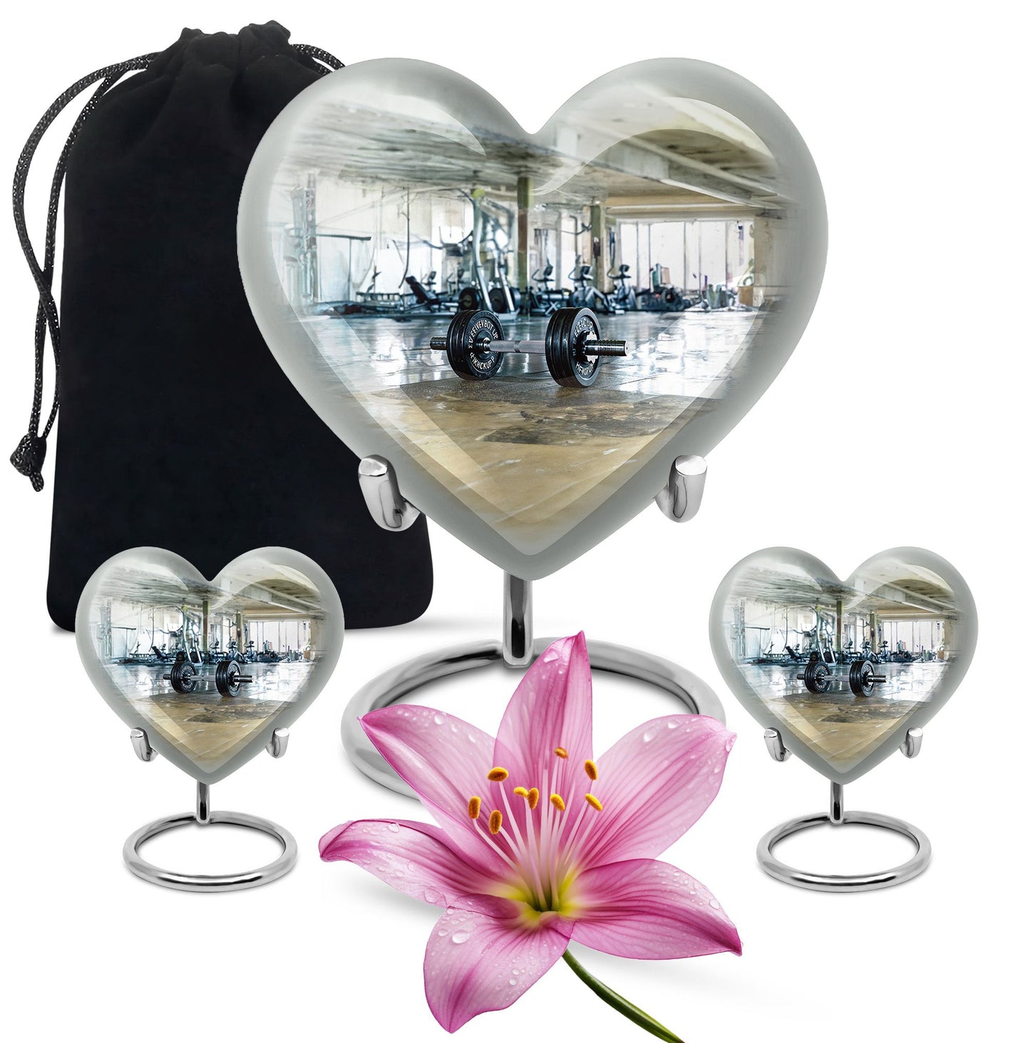 Heart Dumbles Urn
