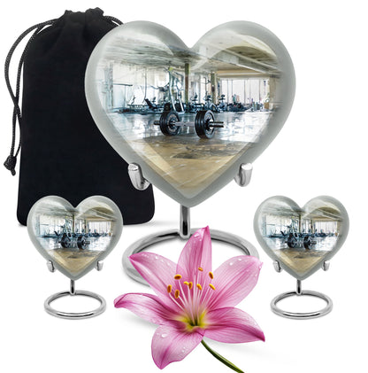 Heart Dumbles Urn