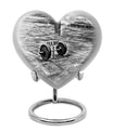 10-inch Abstract Heart Design Dumbles Urn for ashes, 