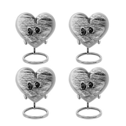 10-inch Abstract Heart Design Dumbles Urn for ashes, 