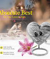 10-inch Abstract Heart Design Dumbles Urn for ashes, 