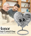 10-inch Abstract Heart Design Dumbles Urn for ashes, 