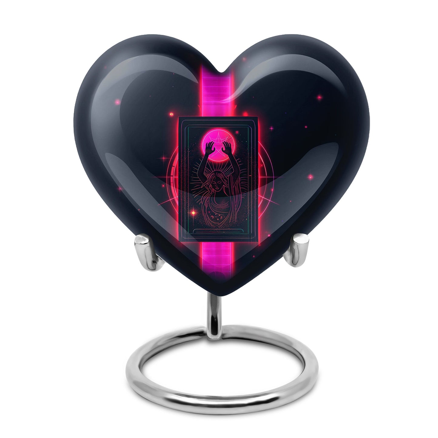 heart-design Tarot cremation urn