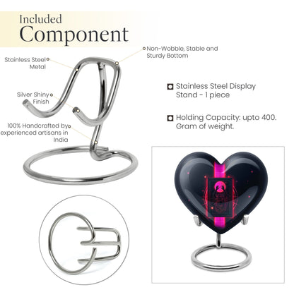 heart-design Tarot cremation urn