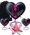 heart-design Tarot cremation urn