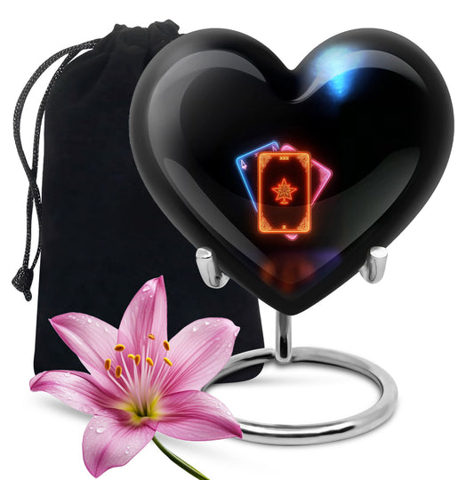 Tarot Heart Urn