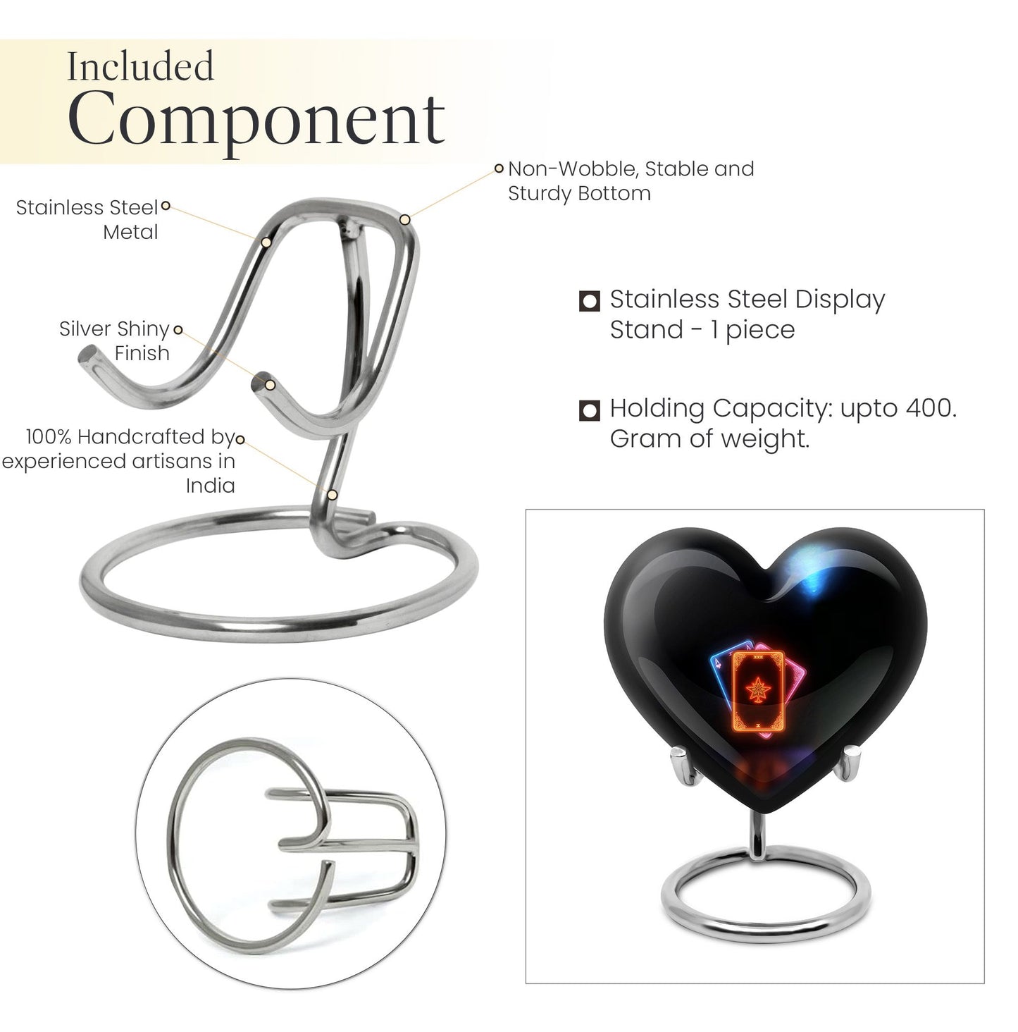 Tarot Heart Urn