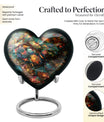 10 Inch Heart Tarot Urn made of Aluminium for adult human ashes