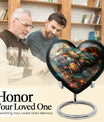 10 Inch Heart Tarot Urn made of Aluminium for adult human ashes