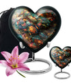 10 Inch Heart Tarot Urn made of Aluminium for adult human ashes