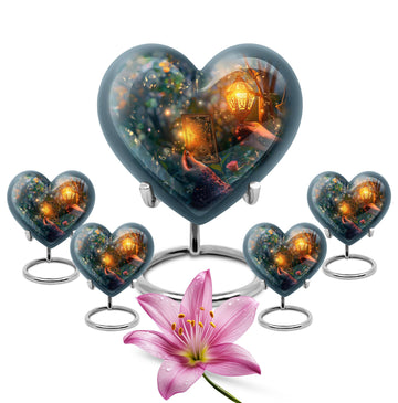 Large Urn with 4 Small Urn