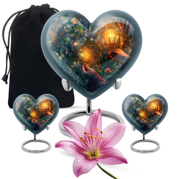 Large Urn with 2 Mini Urn