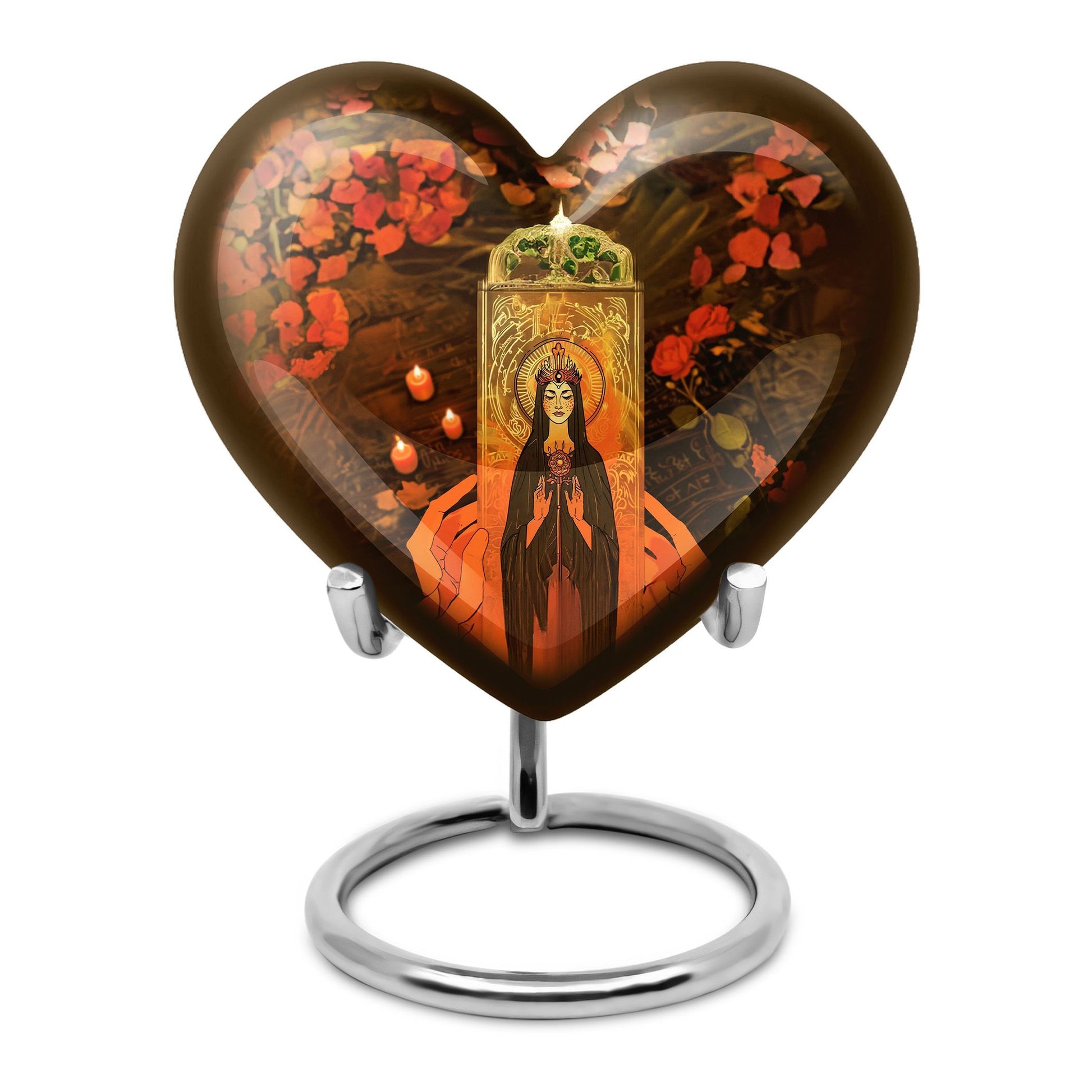 heart urn for memorial forever urn