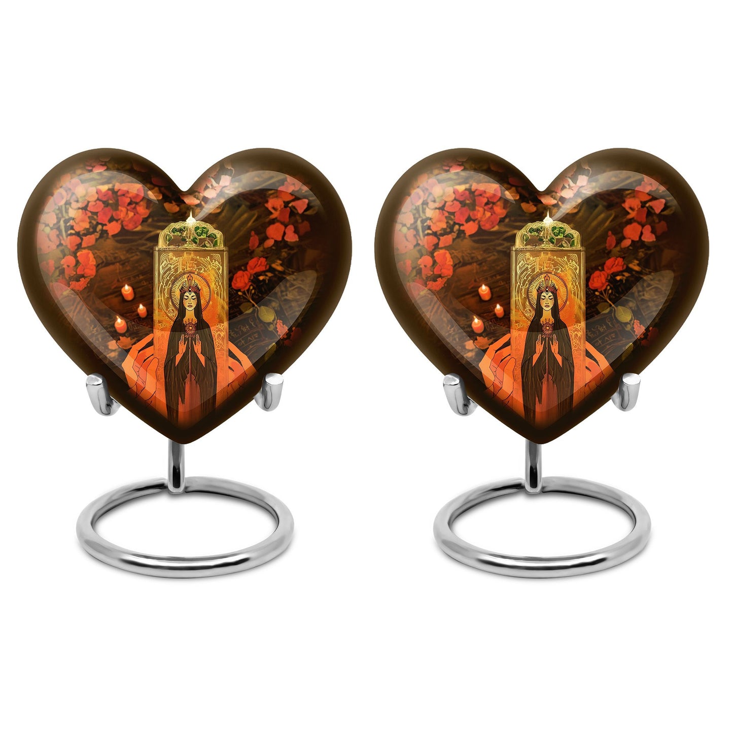 heart urn for memorial forever urn