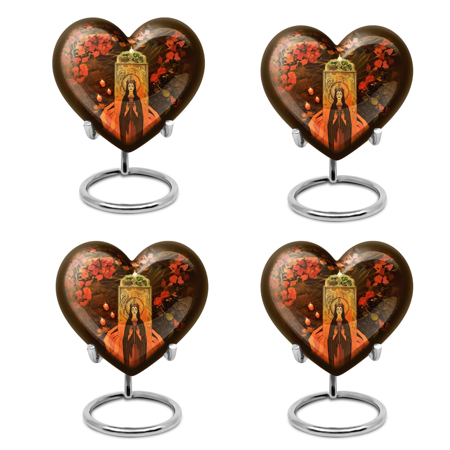 heart urn for memorial forever urn