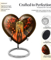 heart urn for memorial forever urn