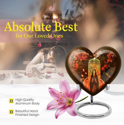 heart urn for memorial forever urn