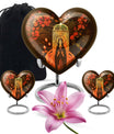 heart urn for memorial forever urn