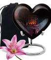 10-inch Heart Tarot Cremation Dad Urn 