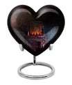 10-inch Heart Tarot Cremation Dad Urn 