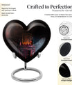 10-inch Heart Tarot Cremation Dad Urn 