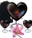 10-inch Heart Tarot Cremation Dad Urn 