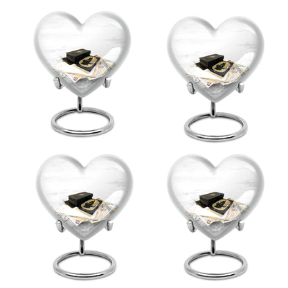 Heart-themed Tarot Urn for human ashes