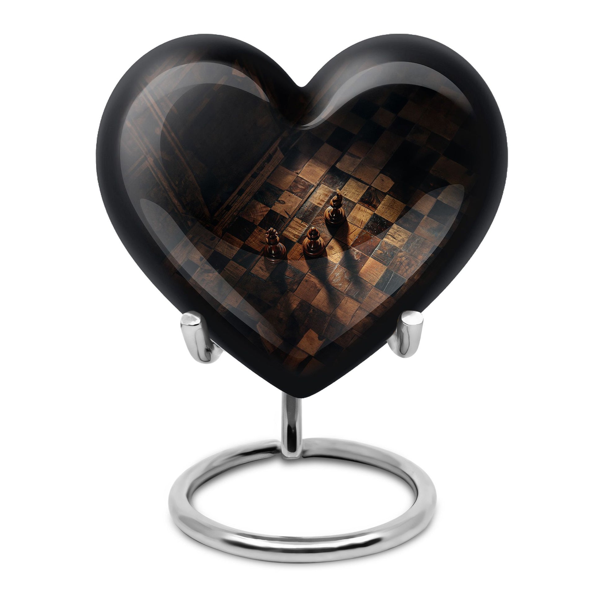 heart-shaped Chess Urn