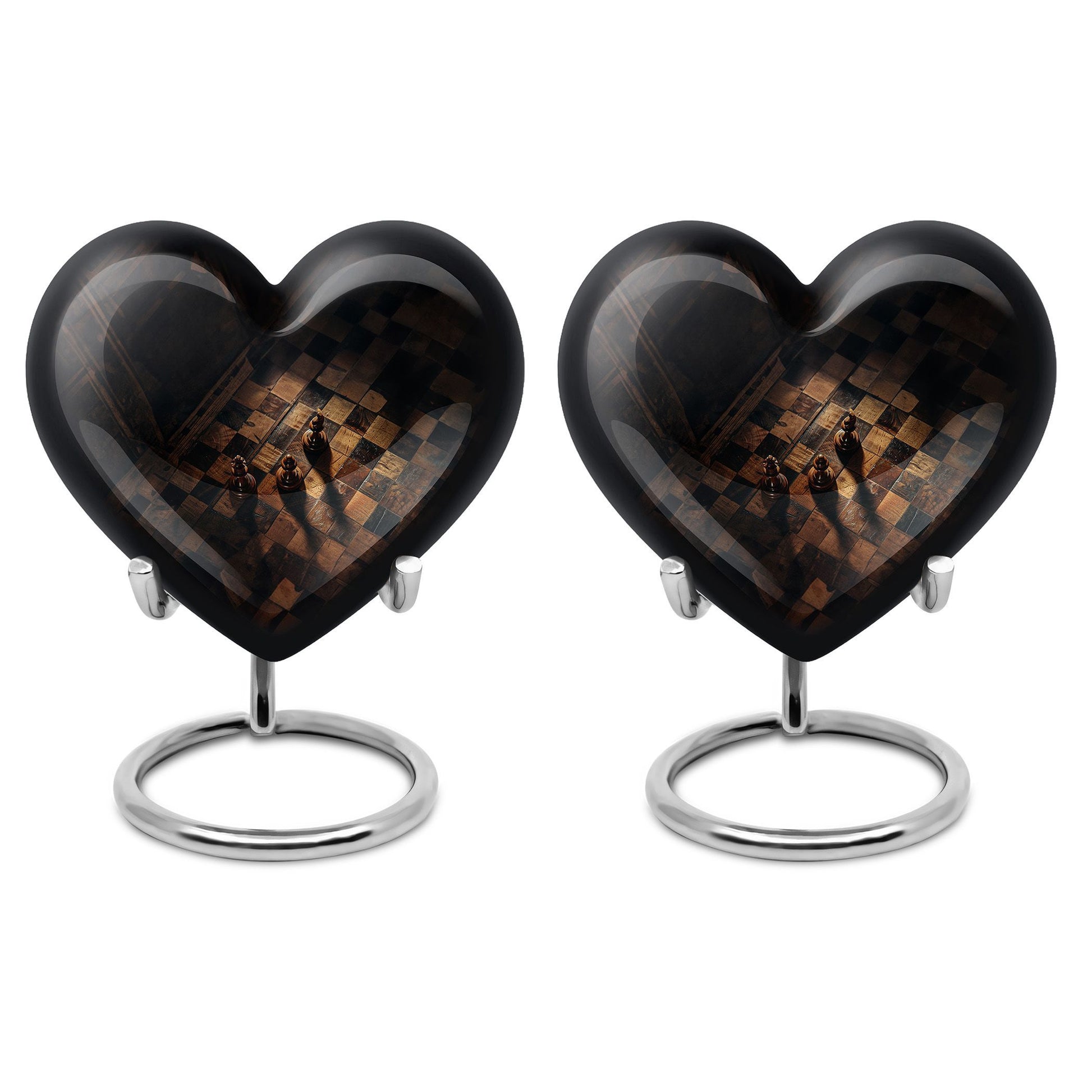 heart-shaped Chess Urn