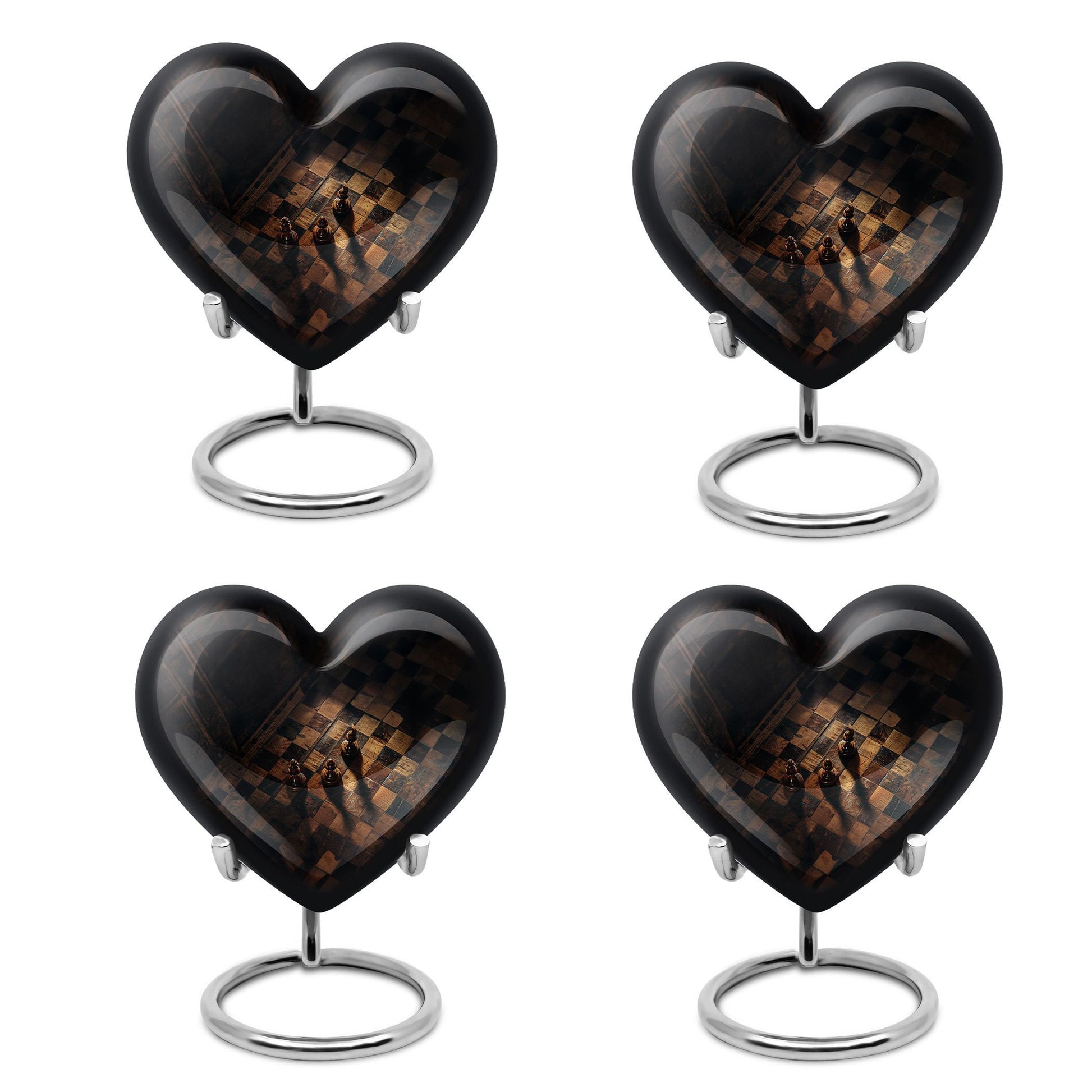 heart-shaped Chess Urn
