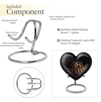 heart-shaped Chess Urn