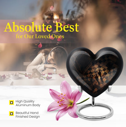 heart-shaped Chess Urn