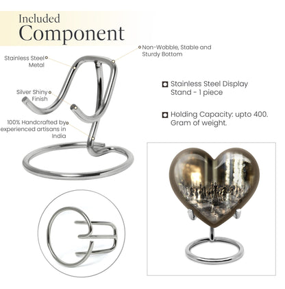 heart-shaped chess urn for ashes
