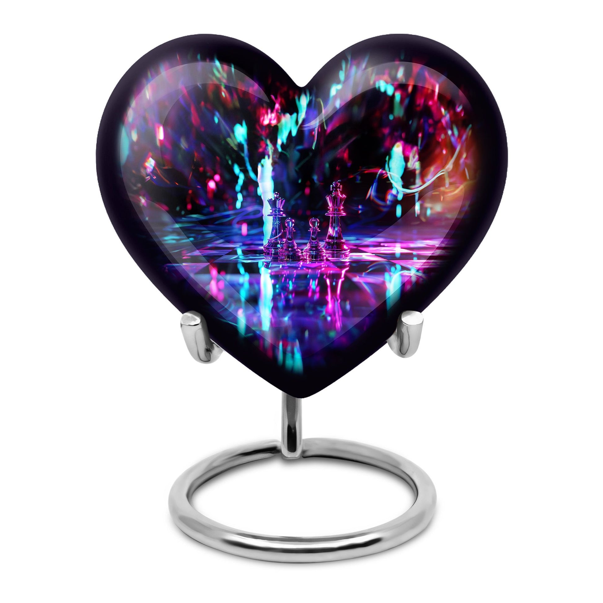 Chess Heart Memorial urn