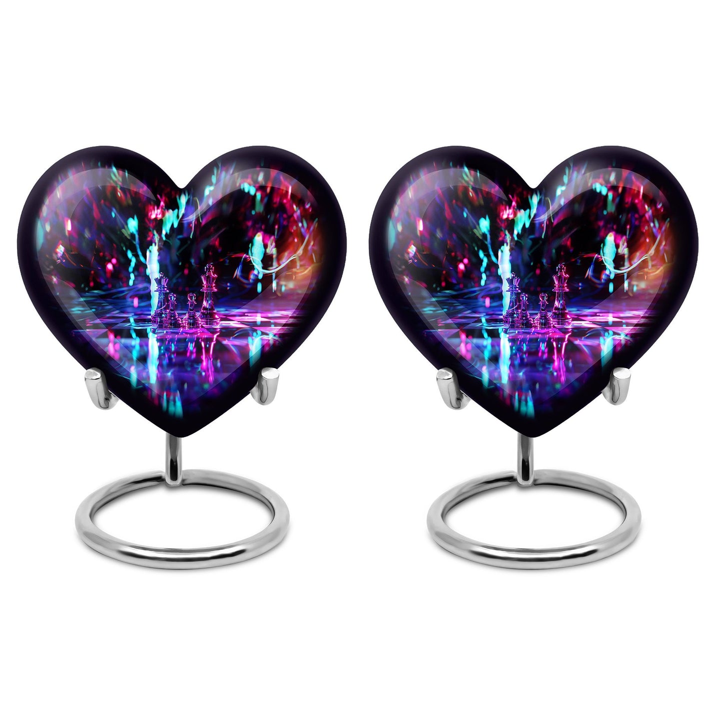 Chess Heart Memorial urn